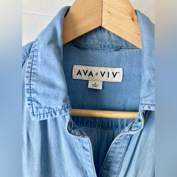 Classic lightweight jeans shirt - Size X - Picture 3 of 5